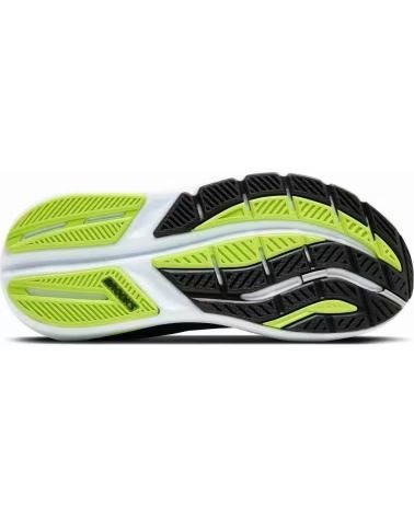 BROOKS SCARPE DA RUNNING GHOST MAX, AMMORTIZZAZIONE SUPERIORE BLACK-NAVY-ACID LIME