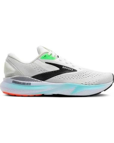 BROOKS CHAUSSURES DE RUNNING POUR HOMME 1104371D118 ADRENALINE GTS BLANC WHITE-GECKO-ATOMIZER