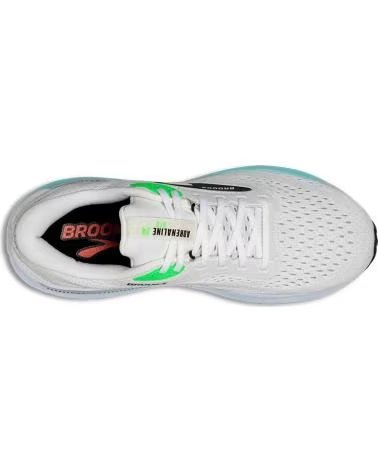 BROOKS CHAUSSURES DE RUNNING POUR HOMME 1104371D118 ADRENALINE GTS BLANC WHITE-GECKO-ATOMIZER