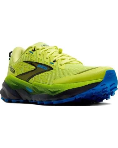 BROOKS CASCADIA 1104571D722 MEN´S TRAIL RUNNING SHOES SUNNY LIME-BLACK-BLUE