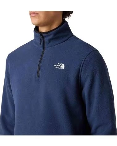 THE NORTH FACE FELPA IN PILE THE NF0A8D0Q8K21 UOMO BLUE