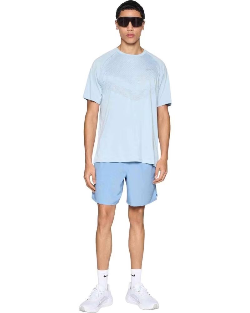 NIKE T-SHIRT A MANICHE CORTE HV5203-440 DA UOMO BLUE
