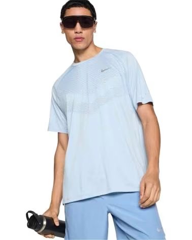 NIKE T-SHIRT A MANICHE CORTE HV5203-440 DA UOMO BLUE