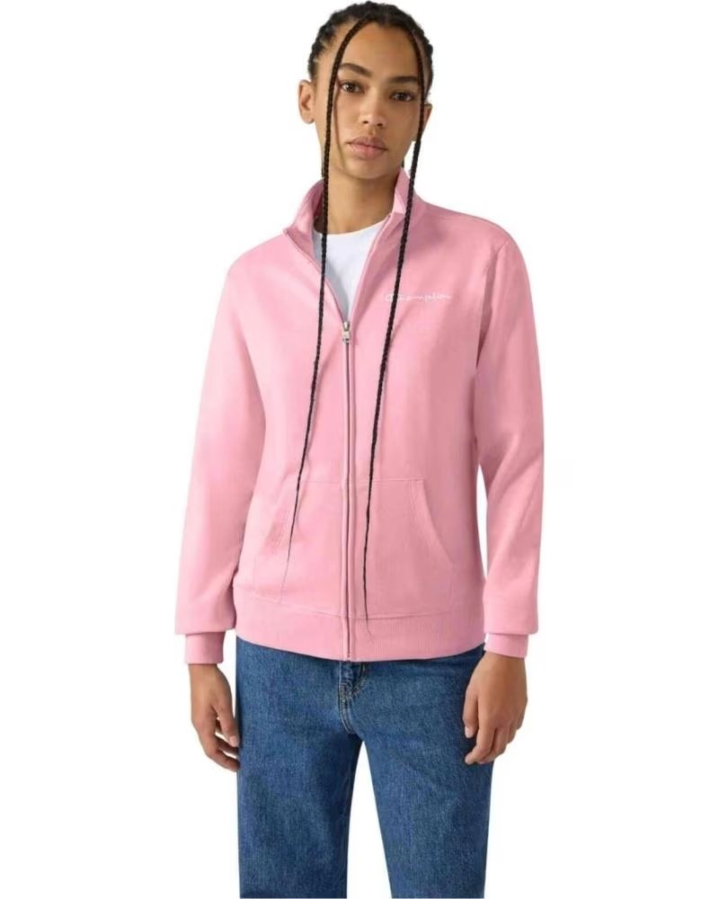 CHAMPION CHAQUETA DE CHÁNDAL FULL ZIP PARA MUJER EN ROSA PINK