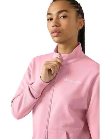 CHAMPION CHAQUETA DE CHÁNDAL FULL ZIP PARA MUJER EN ROSA PINK