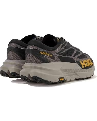 HOKA 0001161990-BCM BLACK-CEMENT RUNNING SHOES FOR MEN