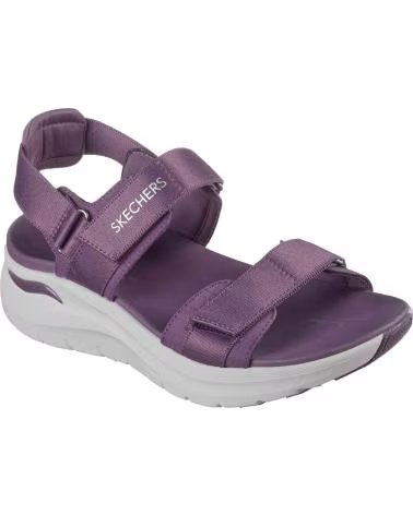 SKECHERS SANDALIAS 119465PLUM EN MORADO PARA MUJER PURPLE WEBBING