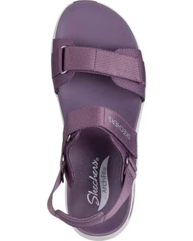 SKECHERS SANDALIAS 119465PLUM EN MORADO PARA MUJER PURPLE WEBBING
