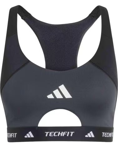ADIDAS REGGISENO SPORTIVO TECHFIT WORKOUT NERO BLOCK