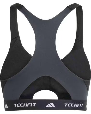ADIDAS REGGISENO SPORTIVO TECHFIT WORKOUT NERO BLOCK