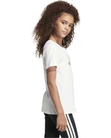 ADIDAS CAMISETA DE MANGA CORTA JG GLAM T EN BLANCO PARA NINAS WHITE