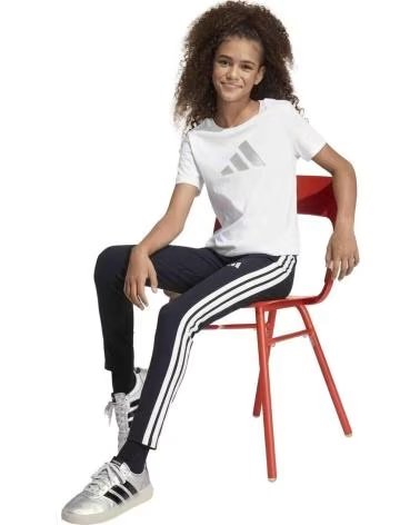 ADIDAS CAMISETA DE MANGA CORTA JG GLAM T EN BLANCO PARA NINAS WHITE