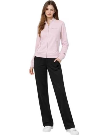 CHAMPION CHANDAL COMPLETO FULL ZIP SUIT EN ROSA PARA MUJER PINK