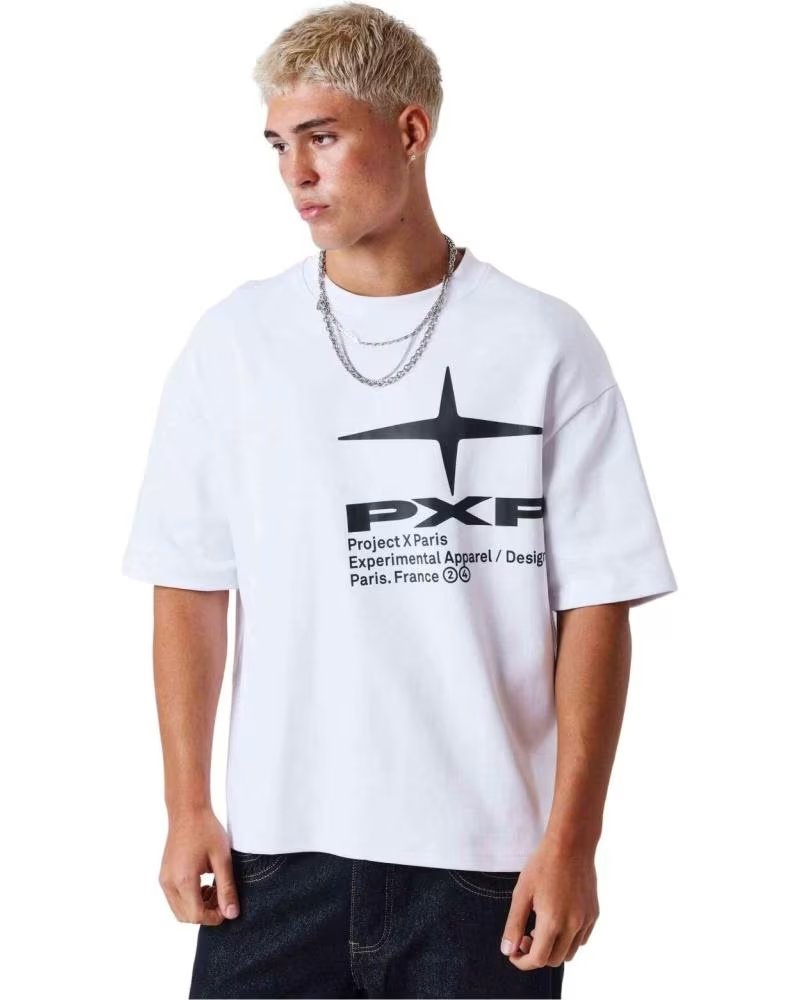 PROJECT X PARIS CAMISETA U2611103 MANGA CORTA ESTAMPADA BLANC