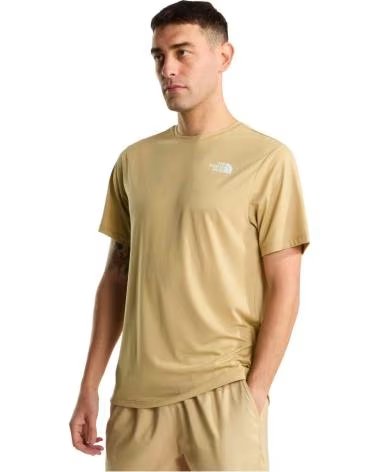 THE NORTH FACE CAMISETA DE MANGA CORTA 24-7 EN VERDE PARA HOMBRE MEDIUM BEIGE