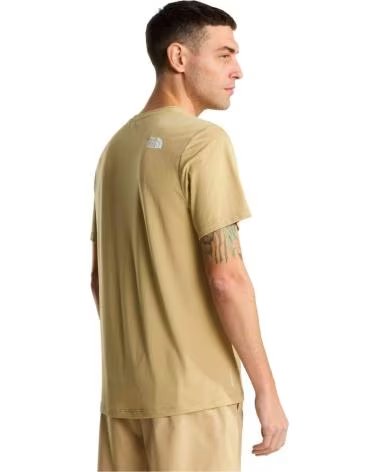 THE NORTH FACE CAMISETA DE MANGA CORTA 24-7 EN VERDE PARA HOMBRE MEDIUM BEIGE