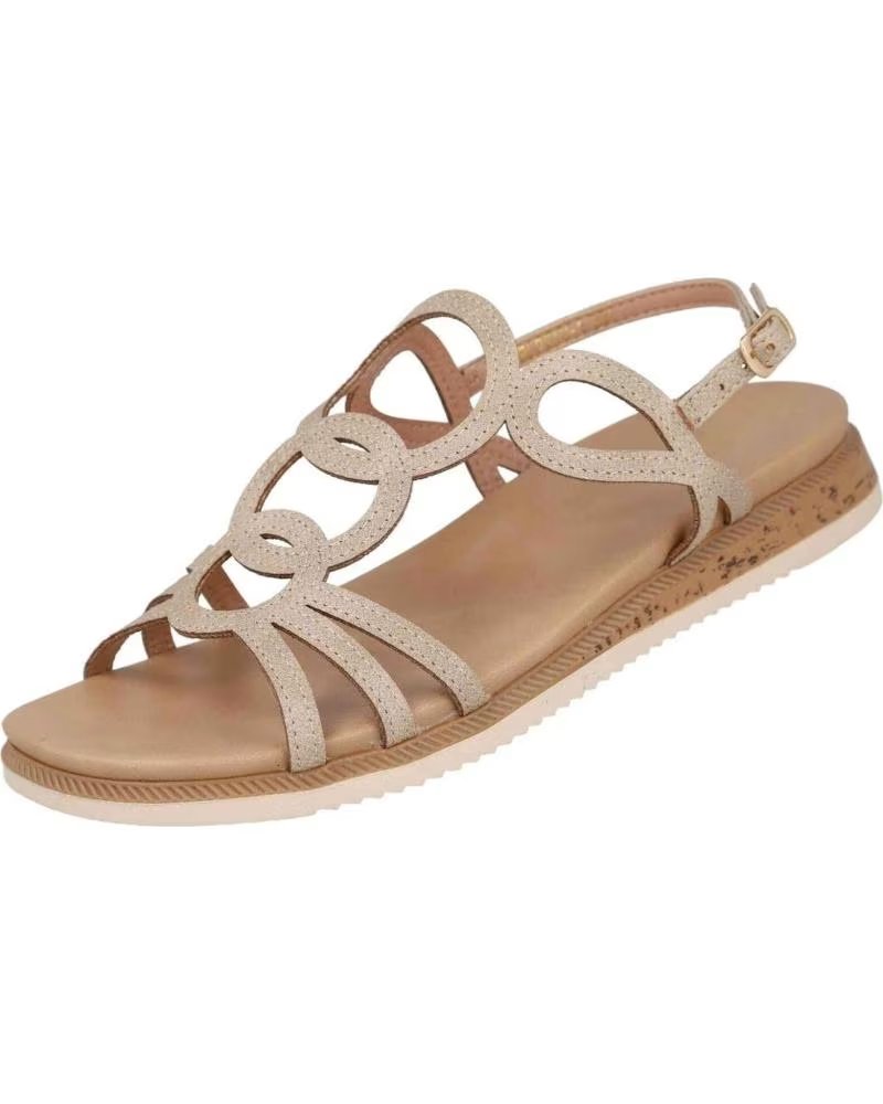 BUBBLE BOBBLE Sandalias 070-282358 en beige para mujer BEIG