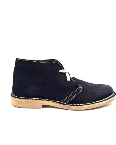 CASTOR ZAPATOS LAZIO DE ANTE AZUL PARA HOMBRE GREY
