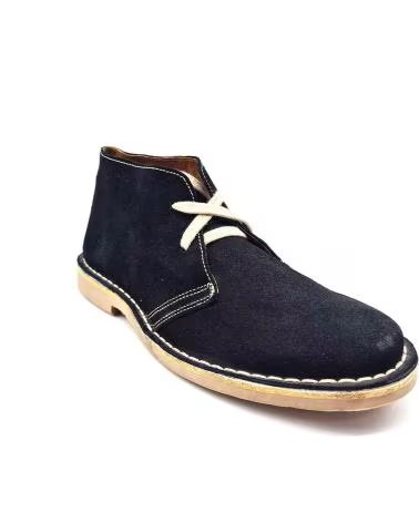 CASTOR ZAPATOS LAZIO DE ANTE AZUL PARA HOMBRE GREY