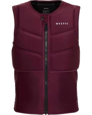 MYSTIC STAR FZIP PRALLSCHUTZWESTE HERREN OXBLOOD RED