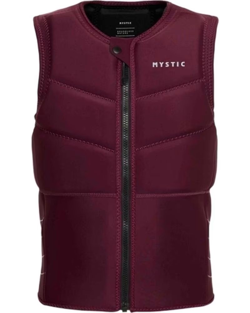 MYSTIC STAR FZIP PRALLSCHUTZWESTE HERREN OXBLOOD RED