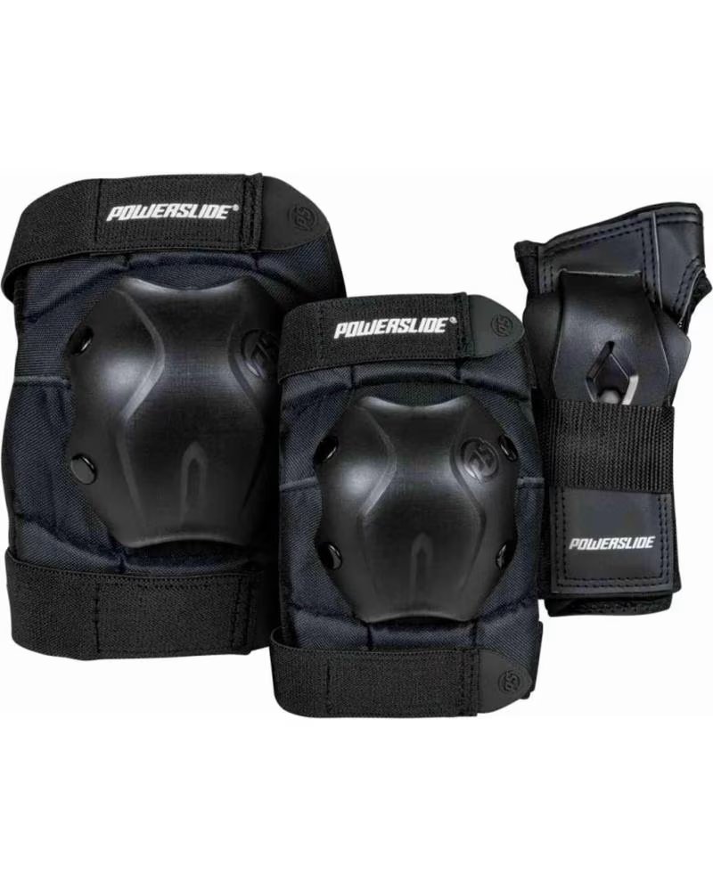 POWERSLIDE Coderas Standard Tri-Pack en negro para unisex
