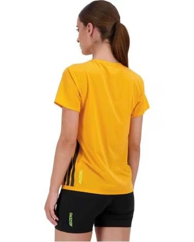 ADIDAS T-SHIRT DONNA ADIZERO TEE W GIALLA PUTA