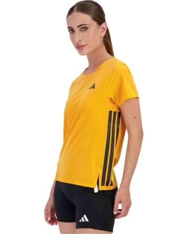 ADIDAS T-SHIRT DONNA ADIZERO TEE W GIALLA PUTA