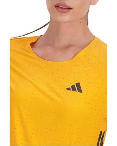 ADIDAS T-SHIRT DONNA ADIZERO TEE W GIALLA PUTA