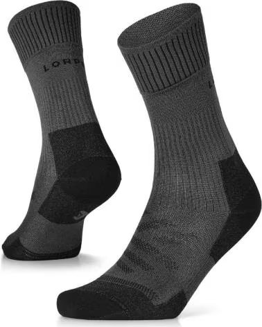 LORPEN PRRC RE MADE RUN CREW SOCKS UNISEX DARK GREY