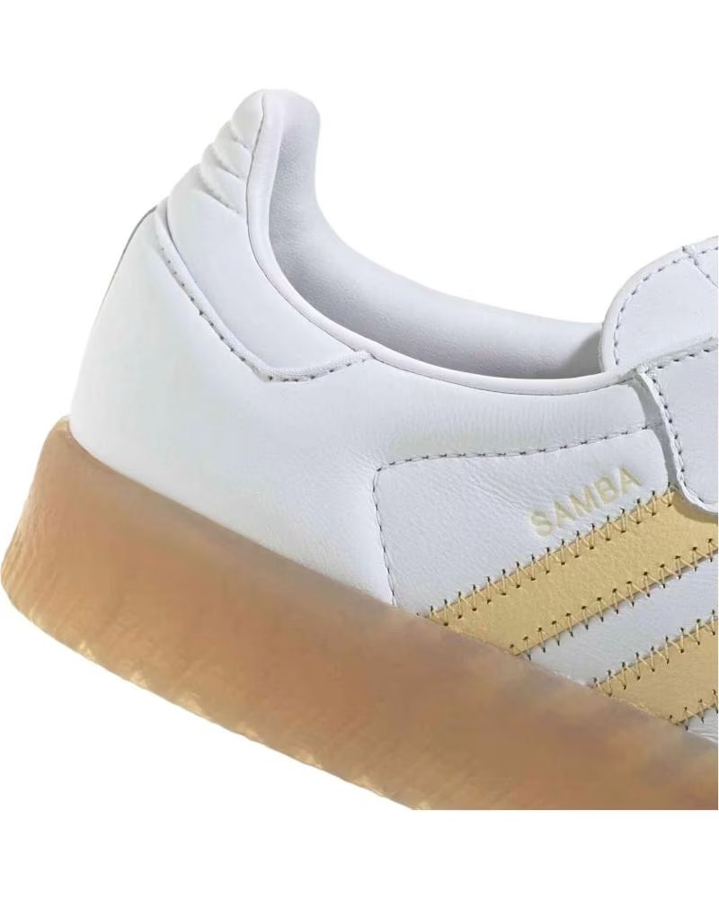 ADIDAS BASKETS SAMBAE W BLANC FTWWHT-ORGTIN-SEICTA