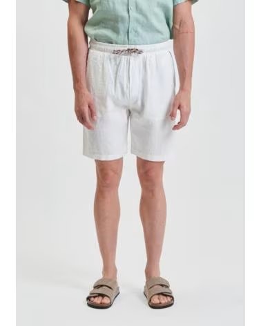 GIANNI LUPO BERMUDAS LINO BLANCAS BLANCO