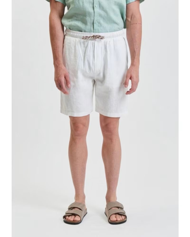 GIANNI LUPO BERMUDAS LINO BLANCAS BLANCO
