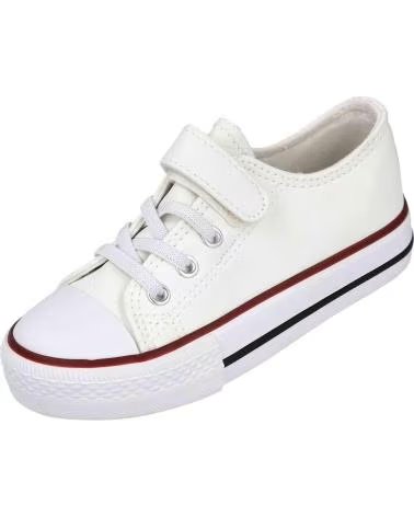 BUBBLE BOBBLE Zapatos De Lona 070-979609 en blanco para ninos BLANCO