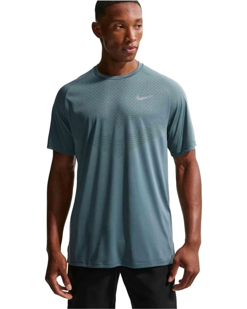 NIKE CAMISETA STRIDE DE MANGA CORTA PARA HOMBRE GREEN