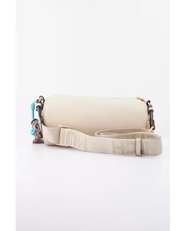 MUNICH BOLSO BANDOLERA CHARMS BARREL BEIGE