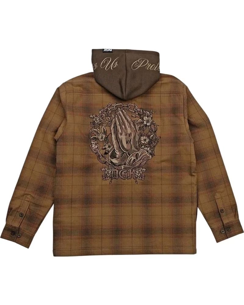 DGK GIACCA IN FLANELLA CON CAPPUCCIO 072-9064