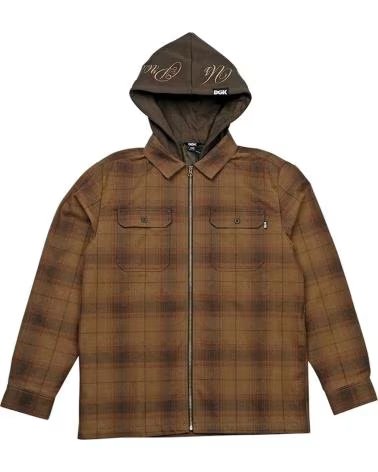 DGK GIACCA IN FLANELLA CON CAPPUCCIO 072-9064