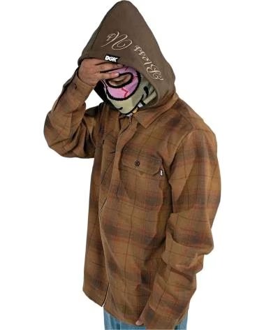 DGK GIACCA IN FLANELLA CON CAPPUCCIO 072-9064