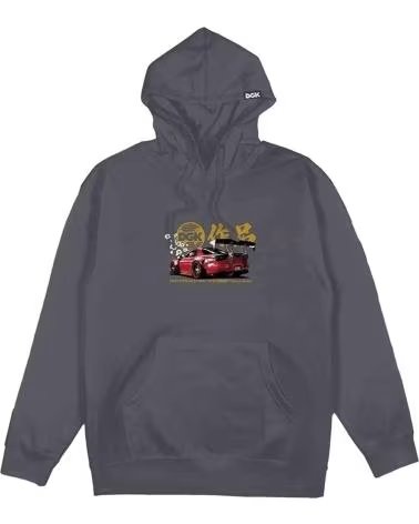 DGK SUDADERA CON CAPUCHA 072-9063 GRIS