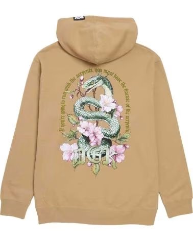 DGK SUDADERA CON CAPUCHA 072-9058 BEIGE
