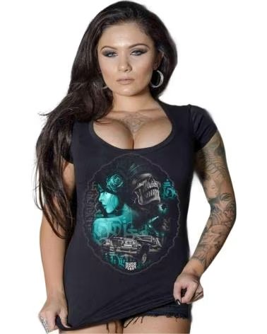 DYSE ONE CAMISETA DE MANGA CORTA 072-4712 NEGRA PARA MUJER