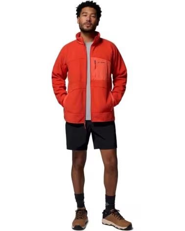 COLUMBIA FELPA FAST TREK OVERLAY ARANCIONE 845