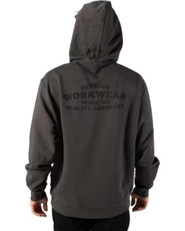 DICKIES FELPA CON CAPPUCCIO DK0A87NQ GRIGIA BLK1