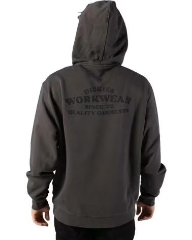 DICKIES FELPA CON CAPPUCCIO DK0A87NQ GRIGIA BLK1