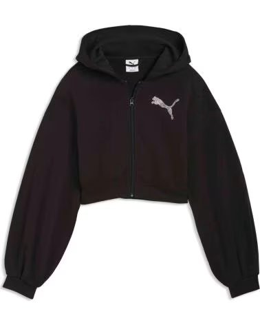 PUMA FELPA CON CAPPUCCIO 635394-01 NERA DA DONNA BLACK