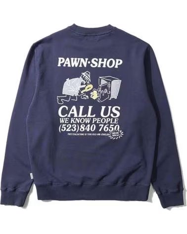 EDMMOND STUDIOS SUDADERA PAWN SHOP SWT AZUL