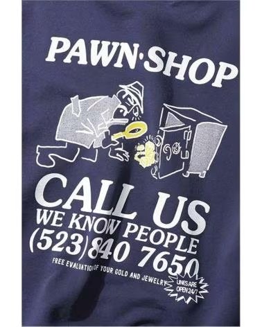 EDMMOND STUDIOS SUDADERA PAWN SHOP SWT AZUL