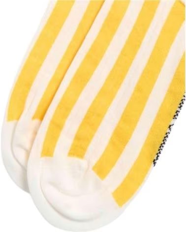 EDMMOND STUDIOS CHAUSSETTES 125-94-03150 À RAYURES JAUNES