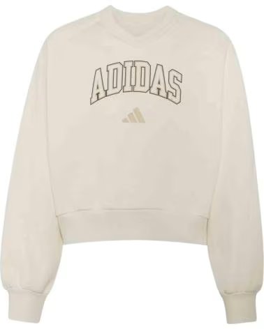 ADIDAS SWEAT-SHIRT JG CLGT V-NECK OWHITE-CRLI
